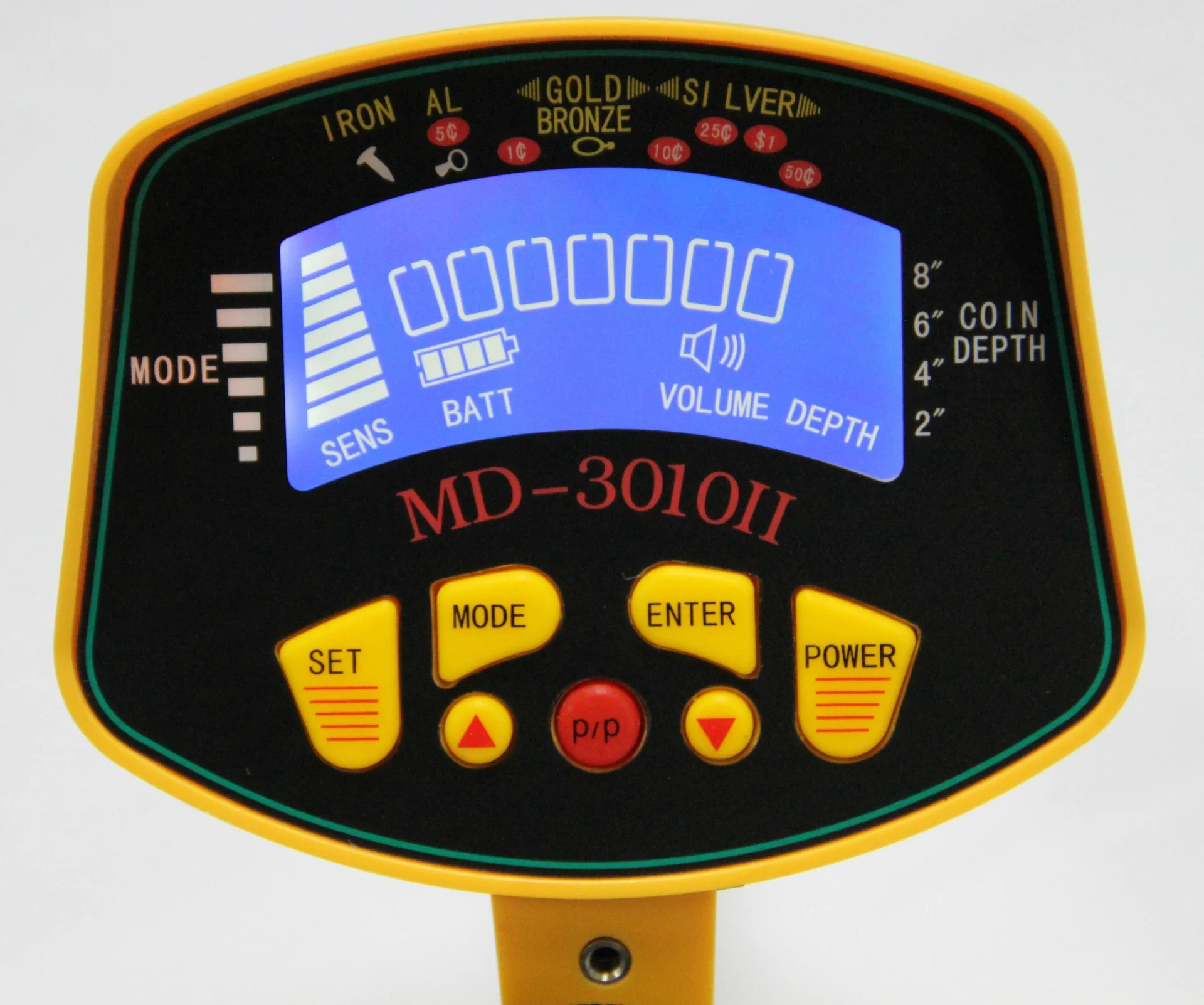 Handheld Metal Detector Bounty Hunter Treasurmiyanter Price Deep Metal Detector for Gold Guangzhou Rc 2years MD-3010II OEM,OBM