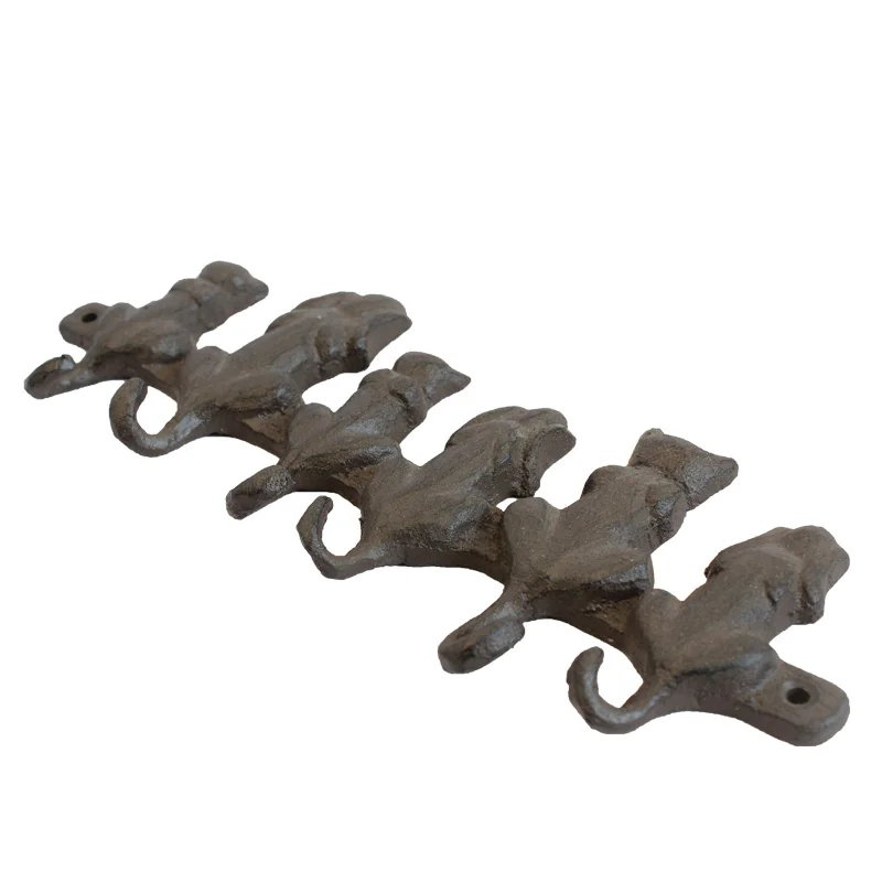 factory sale antique cast iron metal coat hooks for home decor wall decoration hanging key/clotging wholesale cheap