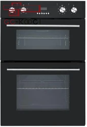 Electrical Double Layer Built in Oven Home Kitchen Appliance Bakery Multifunctional Baking Pizza Oven 30L+60L