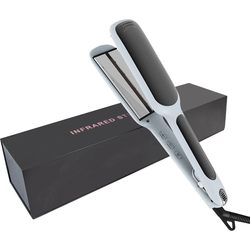 Wholesale Multi-function Ceramic Wide plate professional custom infrared hair straightener