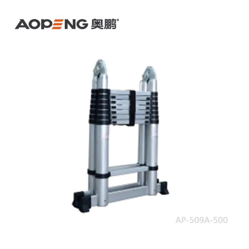 Пользовательский дизайн удлинительная алюминиевая складная телескопическая стремянка AP-509A-380