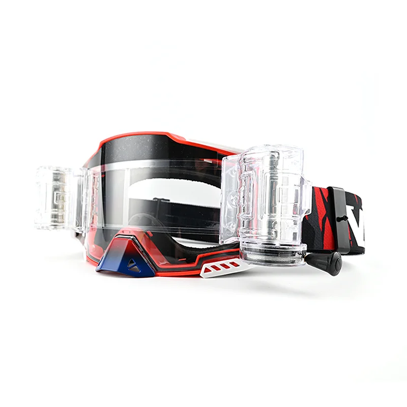 VEST MX901R Roll Off System Motocross Goggles Motorcycle Glasses Custom Logo Anti Fog 100% UV Protect MX Dirt Bike Goggles
