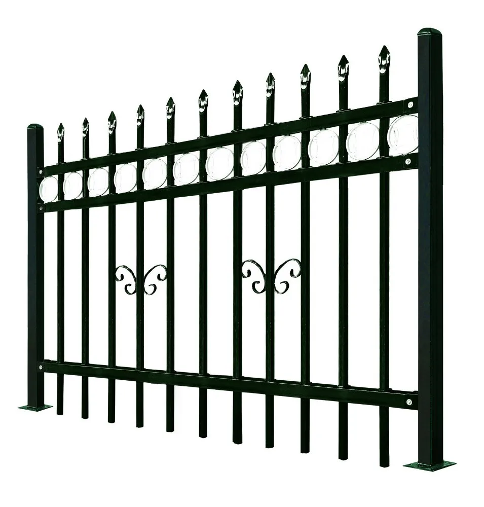 
Cheap Hot Dip Modern Designed Galvanized Steel Shield Fence Manufacturer Deeply Customized Modern Designed Fence Factory 