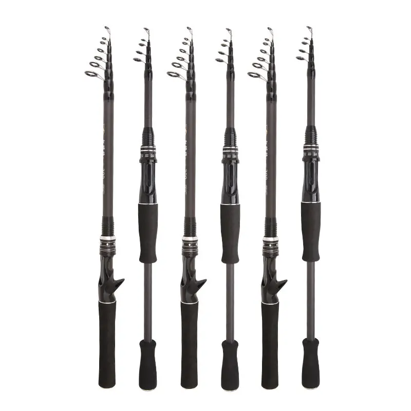 High Carbon Guide Ring Rods Fishing 4.5m Saltwater Telescopic Fishing Rod Distance Throwing Fishing Rod