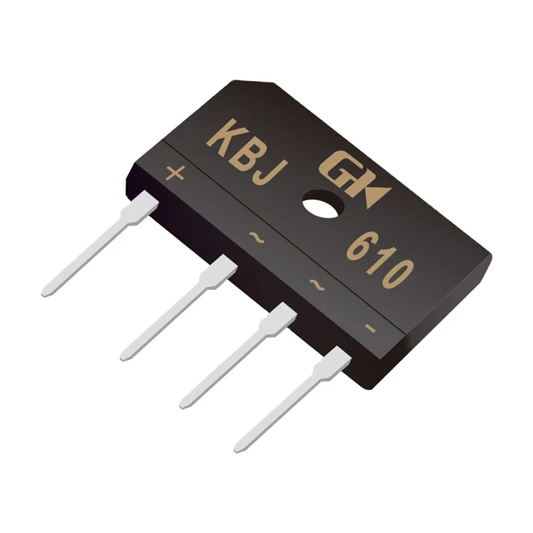 KBJ610 DIP Bridge Rectifier Diode 6A 1000V GK Single Phase Generator Diode Bridge Rectifier Throught Hole 10A 3000pieces CN;GUA