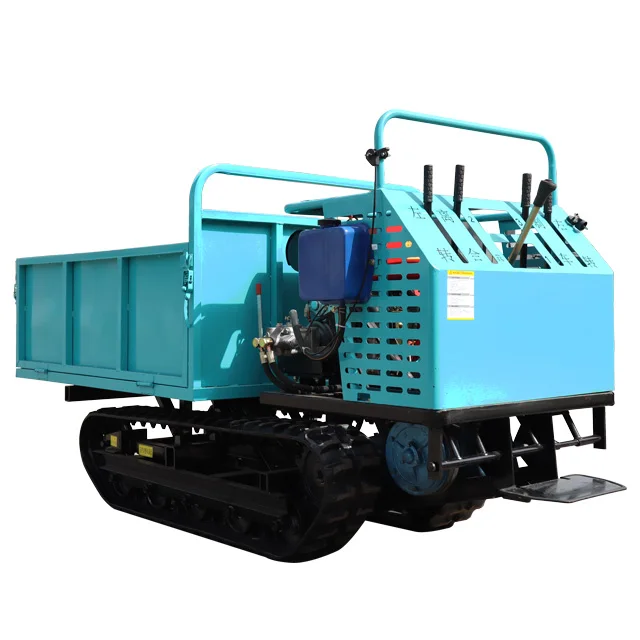 850kg 1 ton Mini Transporter Dumper Crawler Dump Truck Made In China