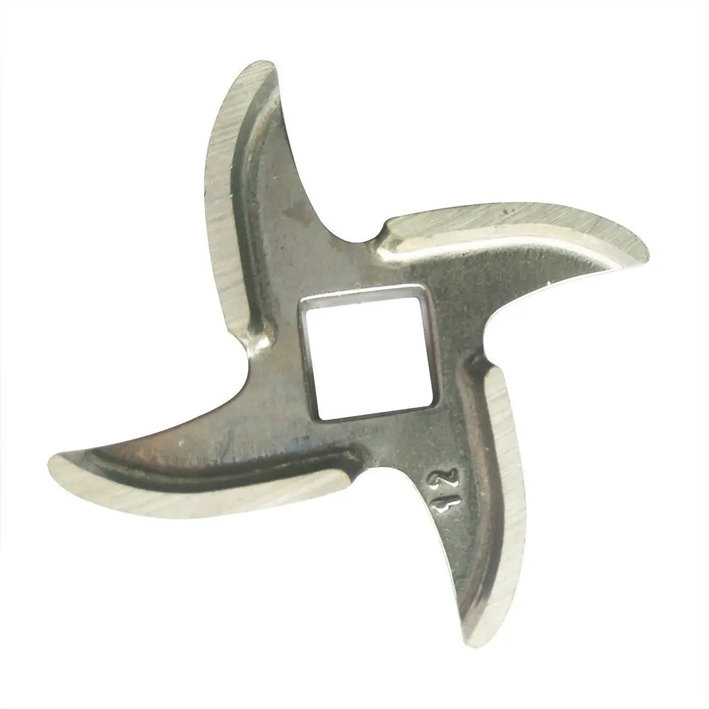 #12 Meat Grinder Blade Stainless Steel Knife Cutter Replacement for Grinders