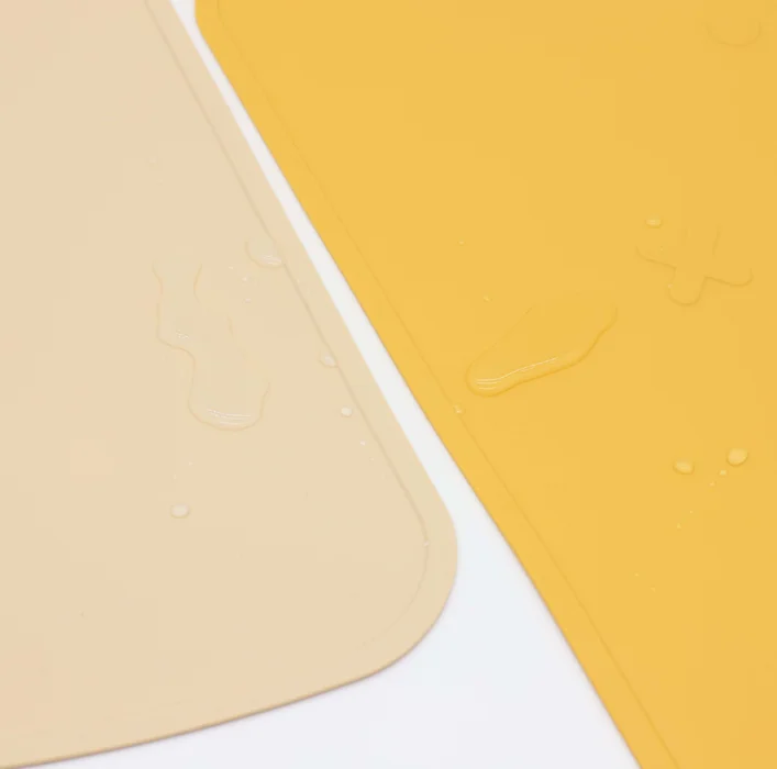 BPA Free Non Slip Stay Put Suction Plate Table Mat Toddler Dinner Baby Silicone Placemats