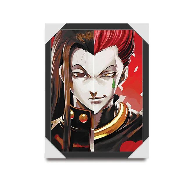  3D светящаяся печать аниме плакат Hunter x с тройным переходом картины Flip настенные художественные принты Настенный