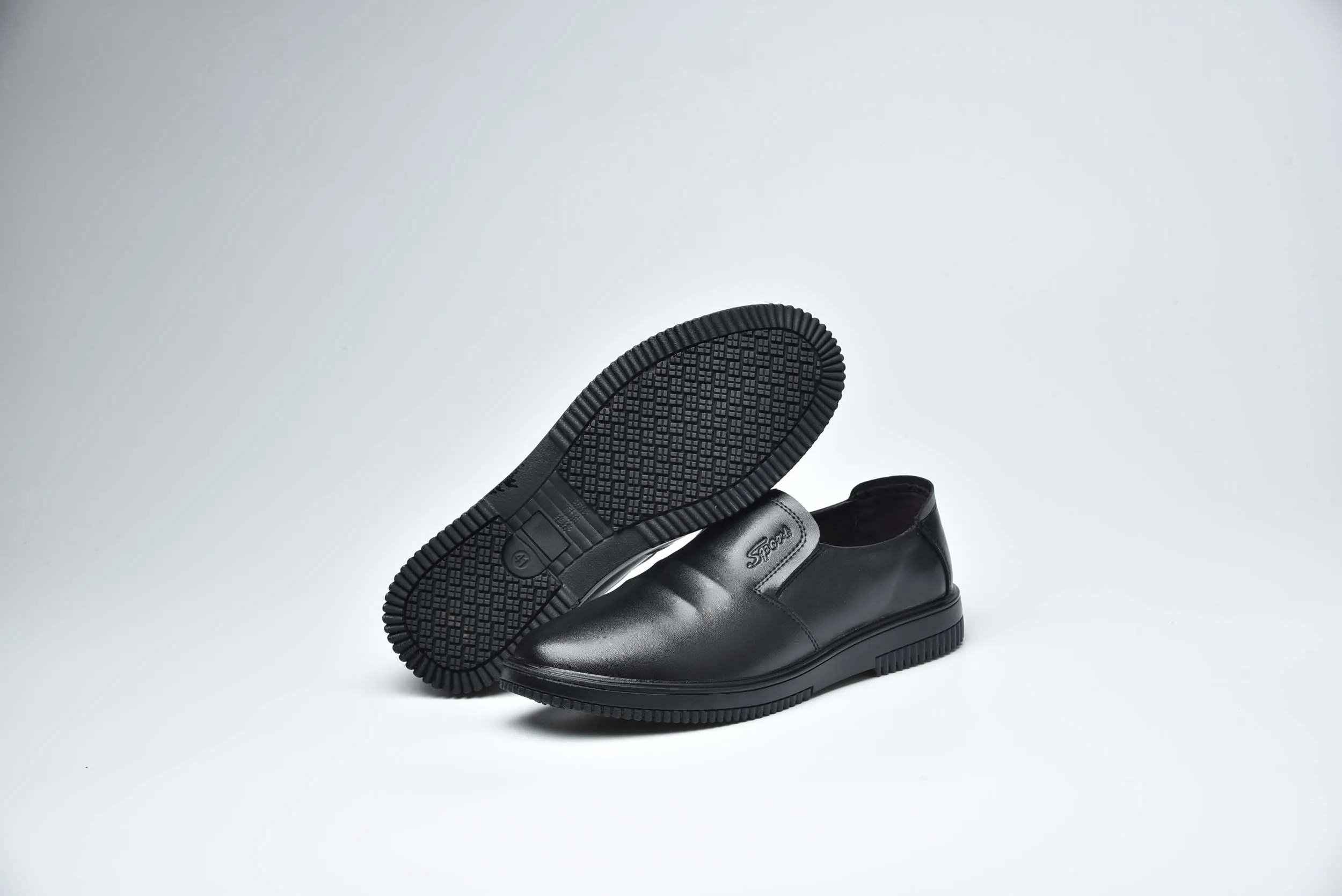SAFETYLEADERS Hotel kitchen chef safety shoes lofaer shoes with anti slip rubber outsole