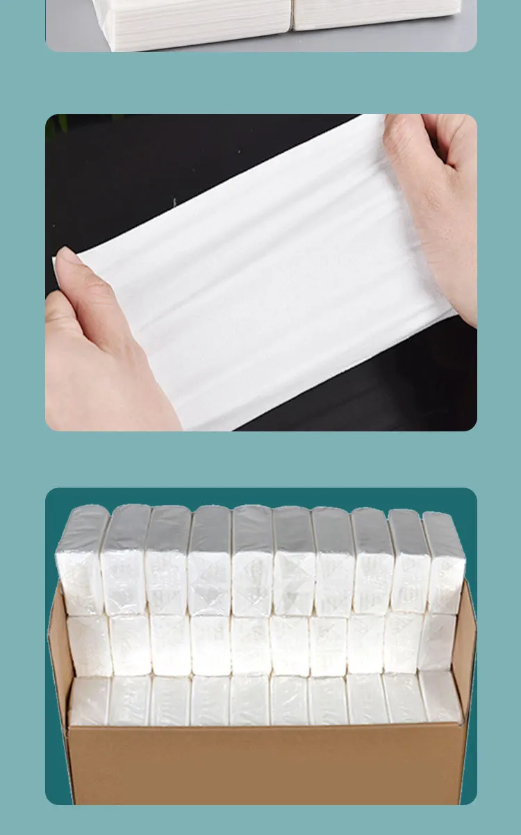 China Factory Wholesale Custom Printed 2-Ply Soft Facial Tissue Paper Boxes Competitive Prices for 3-Ply Tissue Plastic Bags