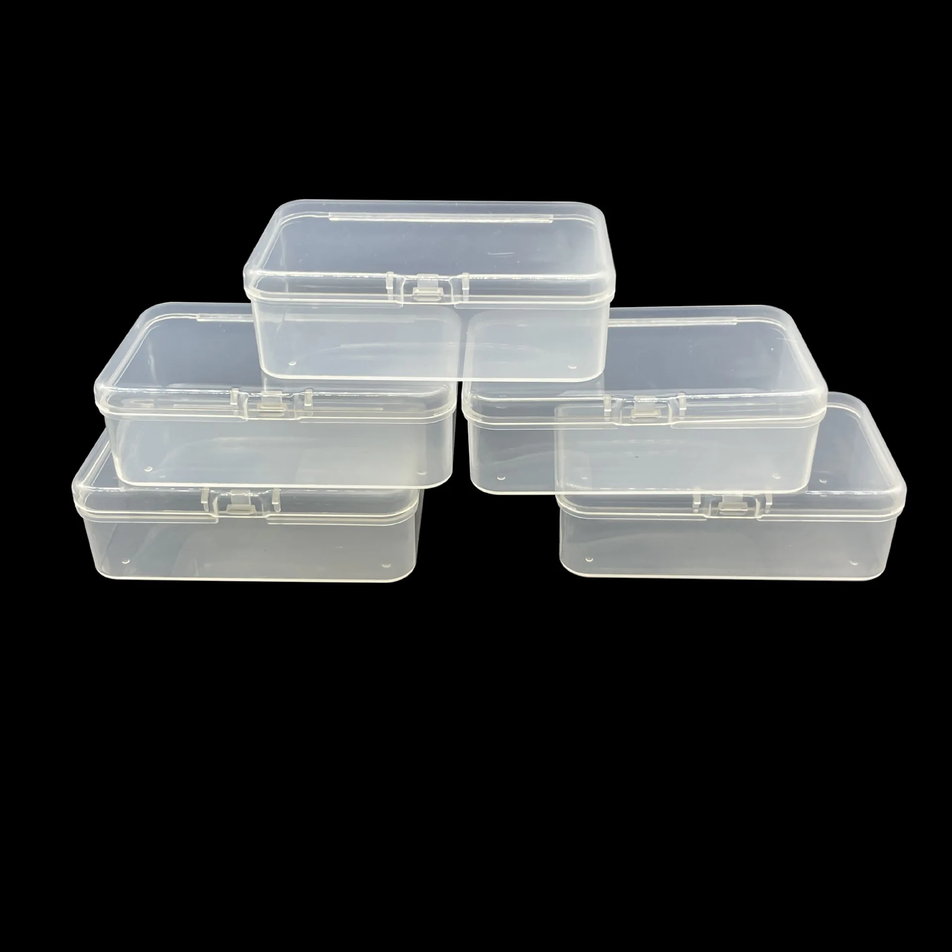 8.8*5.5*2.8cm Clear Drawer Plastic Organizer Box Set Small Plastic Container Storage Bin Transparent Jewelry Parts Container
