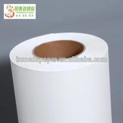Anti-curling white paper 60gsm*68' from China manufacturer heat transfer paper roll for ceramics shirts