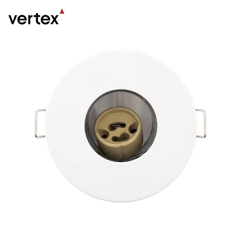 Gu10 Or Halogen Led Fire Rated Down Light White Black 50W Max Fire Rated Pot Lighting Proof Anti-Glare Silm Recessed Downlight