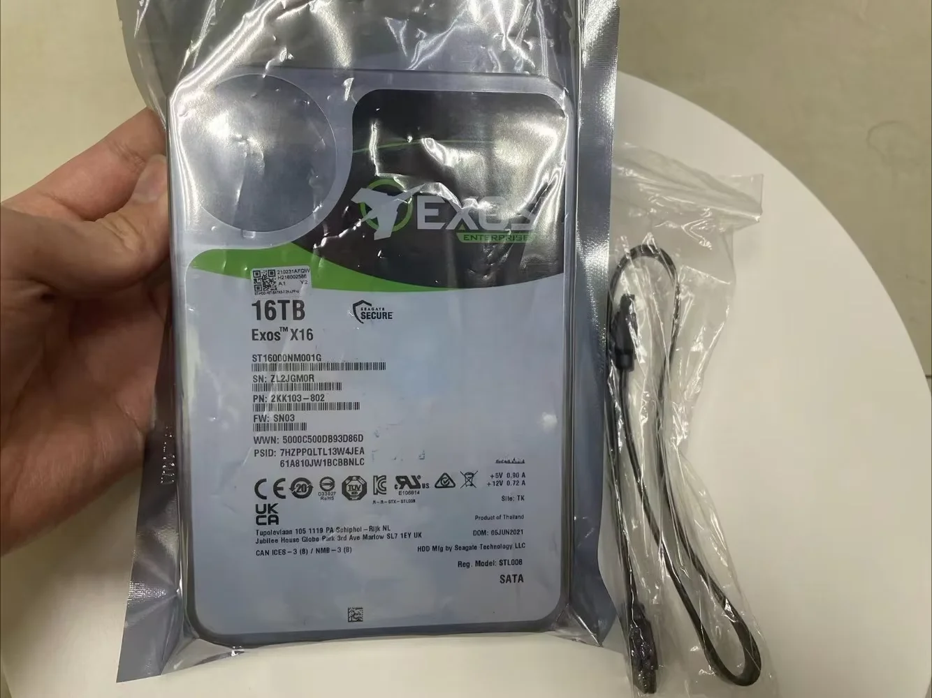 ST14000NM0048 X14 14TB SAS 12 Gb/s 3.5 Inch 7200 RPM 256MB Cache 512e 4Kn Enterprise Hard Drive New Metal External SSD Hard Disk