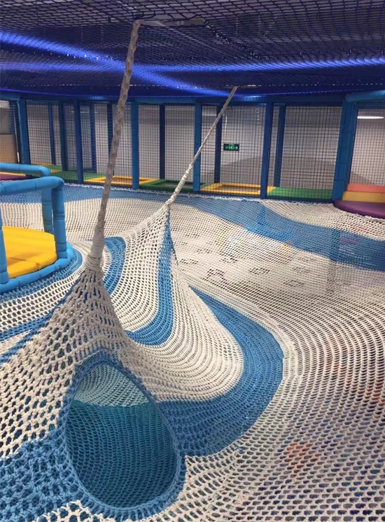 Commercial Used Kids Crochet Playground for Indoor Playground