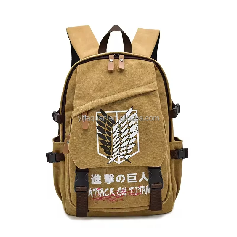 wholesale 17 Styles Demon Slayer Kimetsu No Yaiba Schoolbag Anime Single-shoulder Bag Dragon Balls Backpack ONE PIECEs Backpack