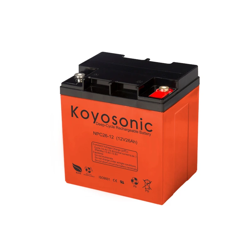 12V 26Ah battery for marine use Boat Battery Deep Cycle Battery