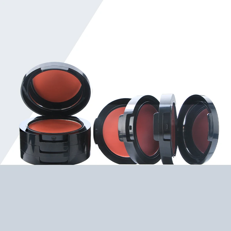 3 In 1 Cream Blush Vegan Makeup Palette with Blush on Printed Logo Long Lasting Cream Blush Palette Private Label