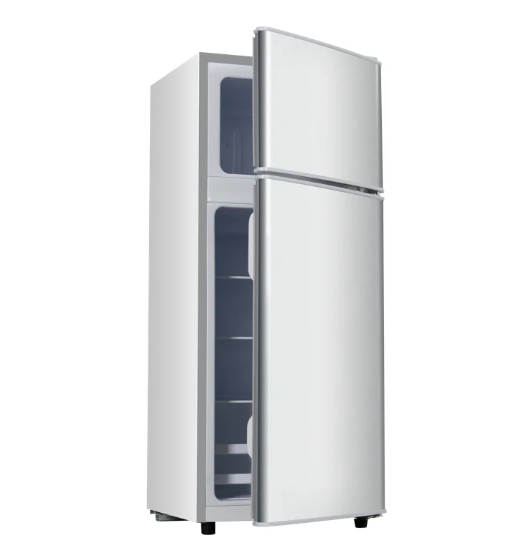 Mini Fridge Hotel Appliance 86L Double Door Refrigerators Top Freezer Fridge with Good Quality Compressor