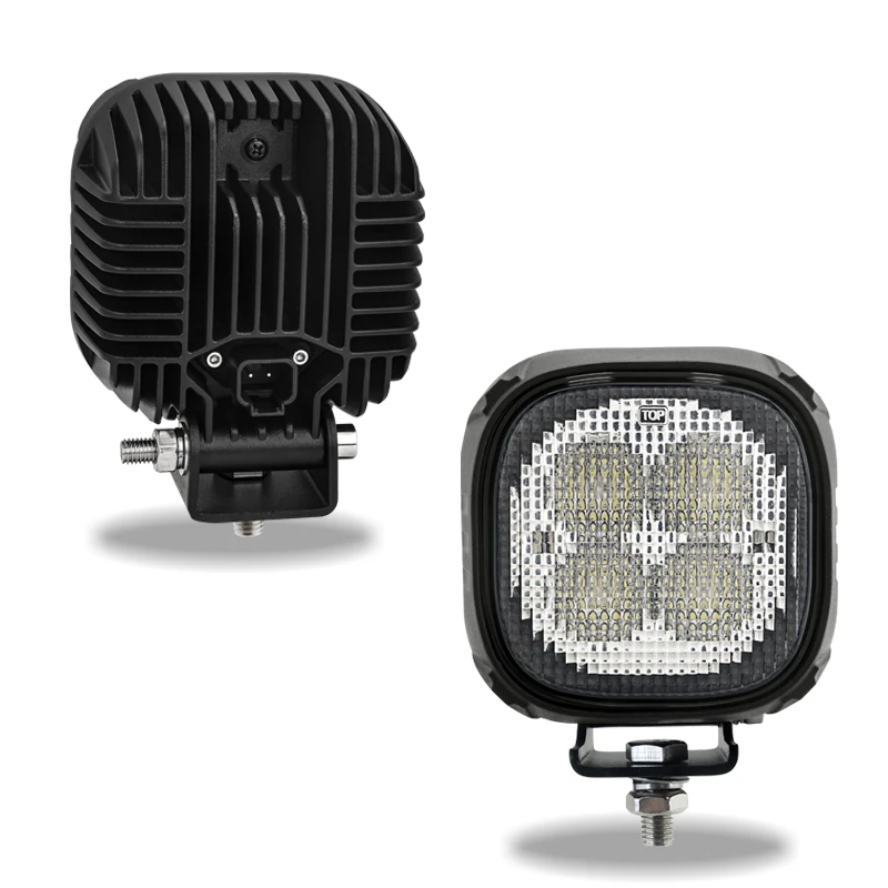 Tuff Plus High Beam Patten Led Work Light 40W 4000Lms 4*6 Inch Square Led Auxiliary Driving Light