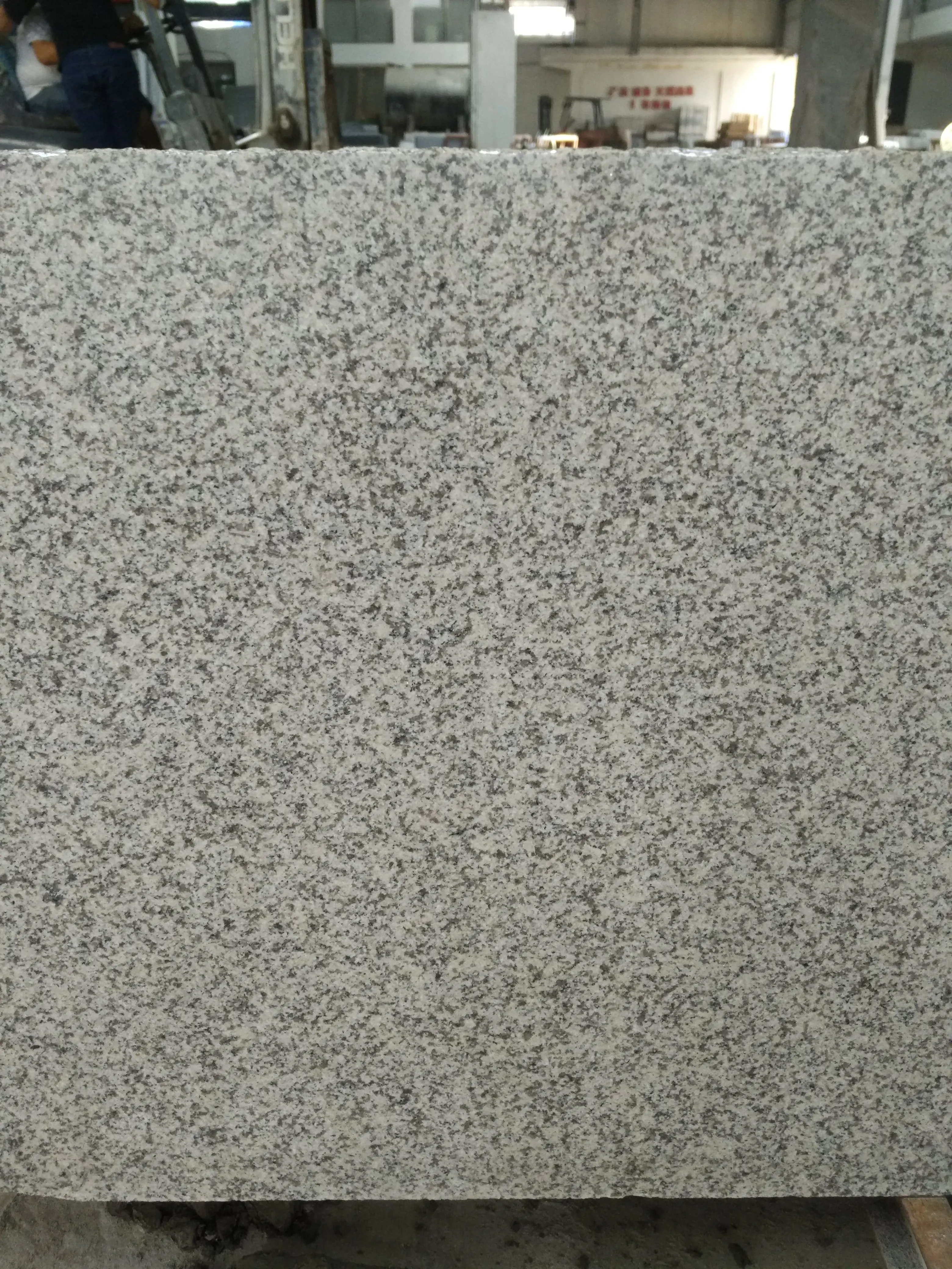 natural stone new white G655 cheap granite slab for countertop white granite staircase