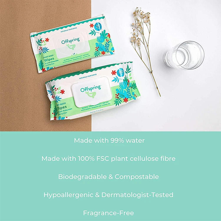New products biodegradable sensitive environmentally friendly soft baby wipes wet wipes with aloe baby