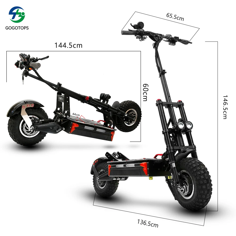2021 New Big Wheel Electric Scooter 100km/h Speed Electric Scooter Long Range 125KM 7000W 72V E-scooters With 50Ah Battery