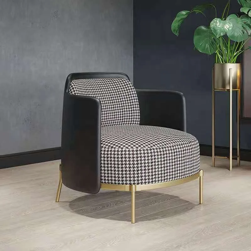 READY TO SHIP hound tooth design 100%polyester bonded yarn dyed black white bird design sofa  fabric and home textile cloth