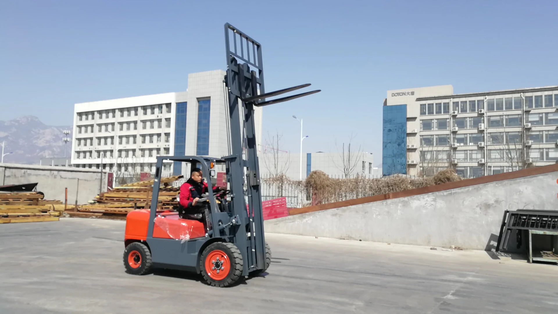  Китай горячей продажи широко используется хорошего качества 3 тонны 3.5ton дизельный вилочный погрузчик
