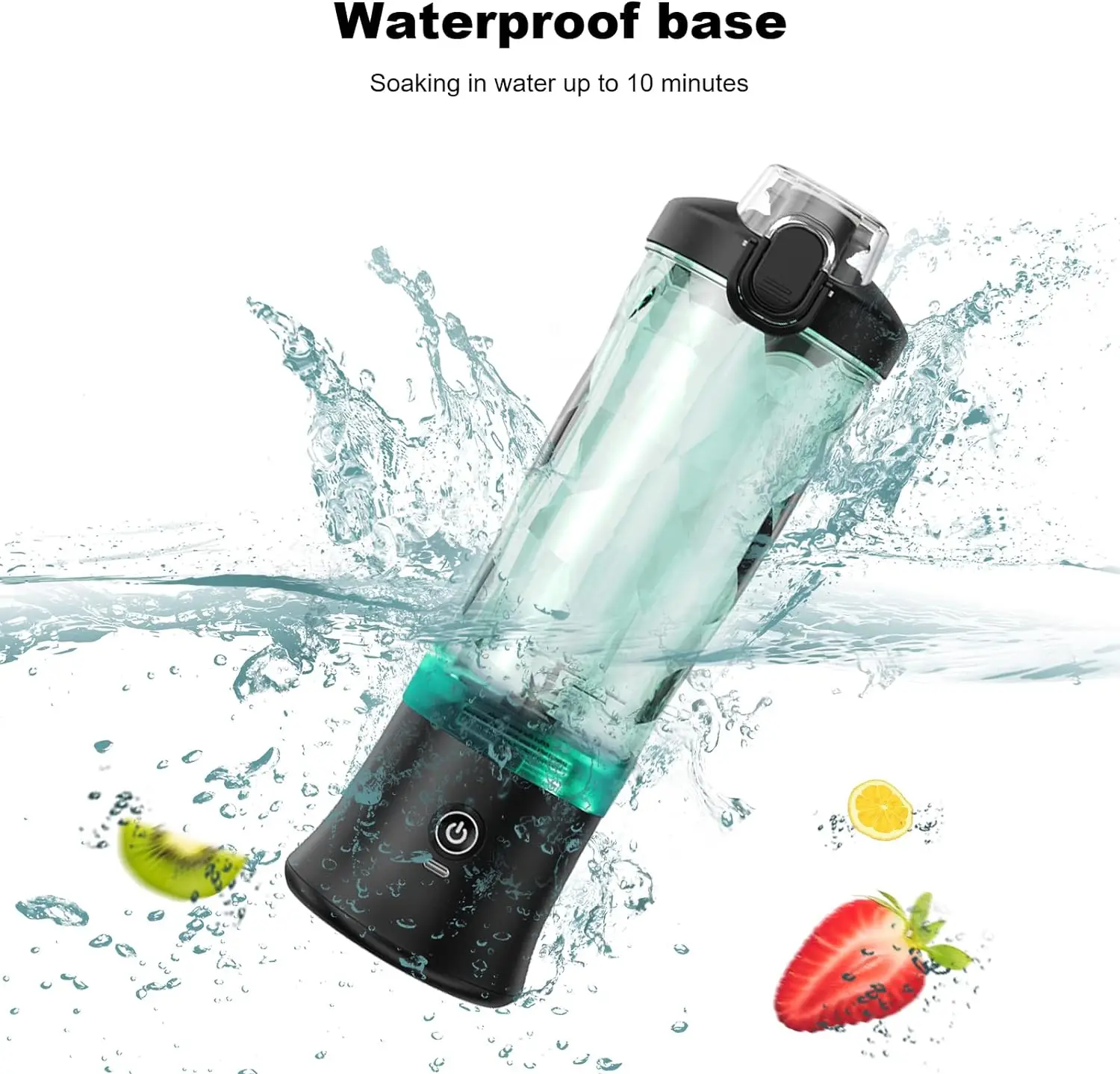High Powered Portable Blender 600ml Small Blender Mini Shaker Blender