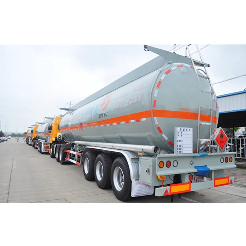 Used 3 tri axel mobile Oil diesel carbon steel material semi 35000 liters transprtation aircraft car fuel tank Tanker Trailer