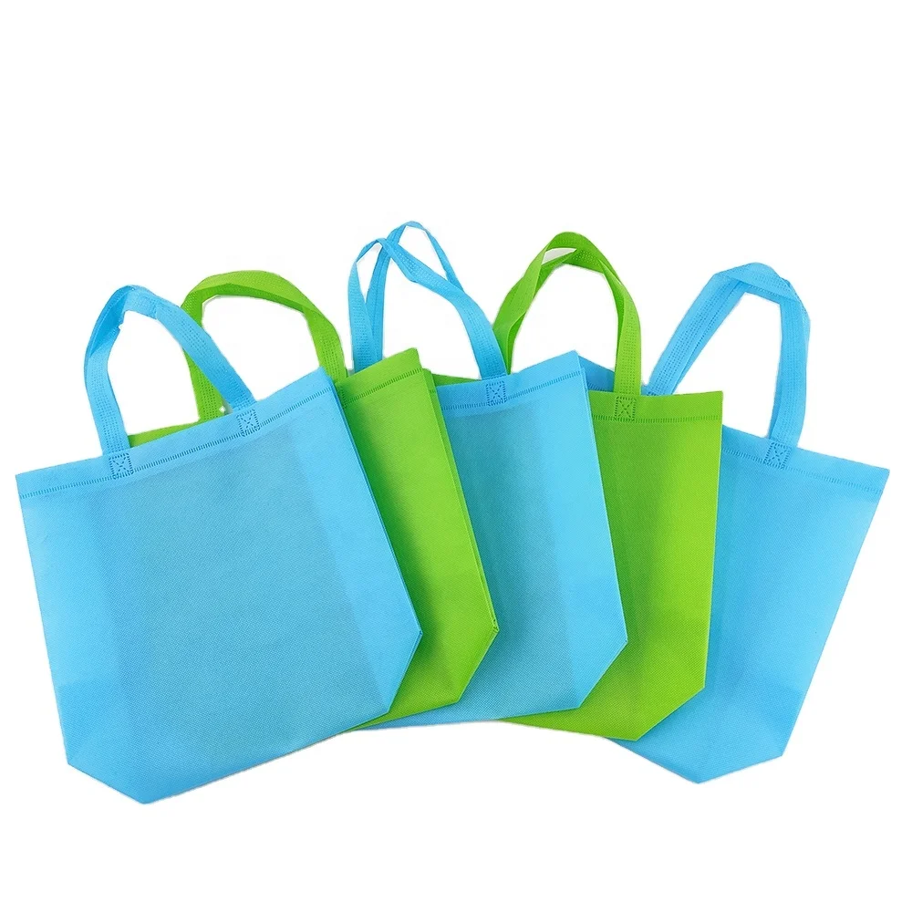 Wholesale various stock sizes custom laminated hot pressed tote shopping non-woven bags