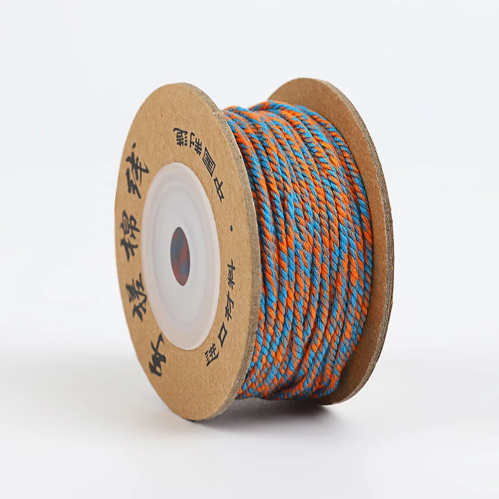 1.0MM 1.2MM 1.5MM Bracelet Jewelry Making Macrame Rope Twisted Thread Handmade Braided Cotton Cord