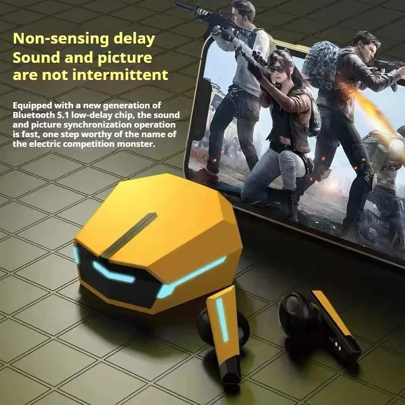 Gaming low latency waterproof tws earbuds earphone X15 TWS wireless stereo earphone With Mics in-Ear Stereo ultra bass headphone