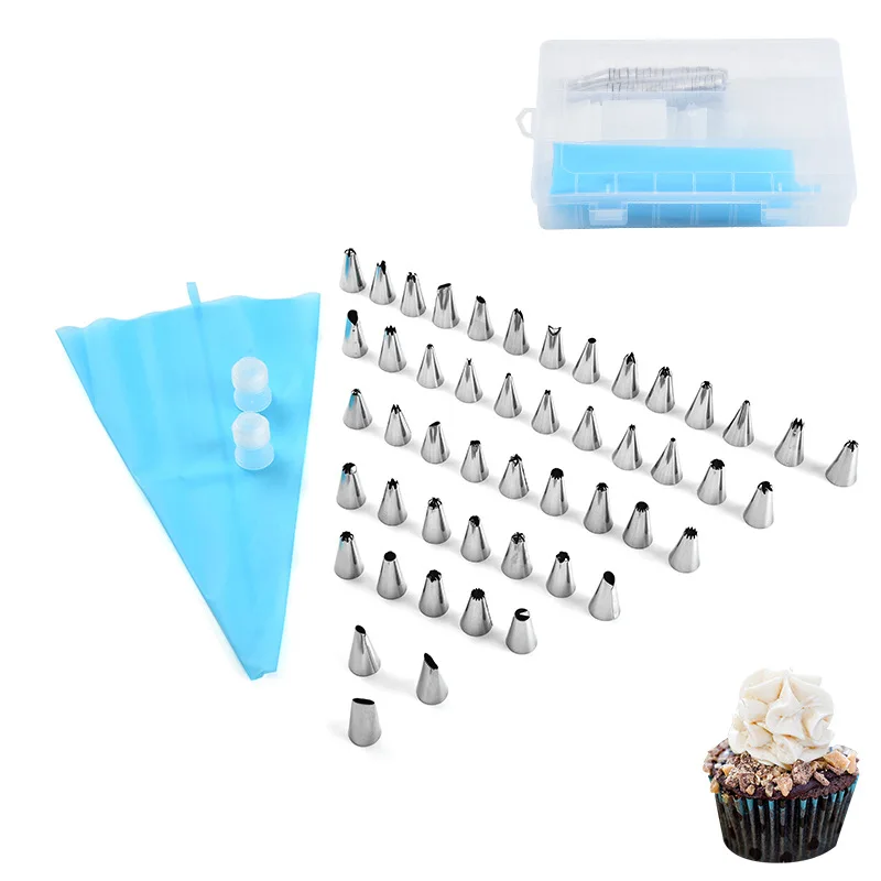 
48 stainless steel nozzles baking cake icing pipe baking set pastry nozzles 