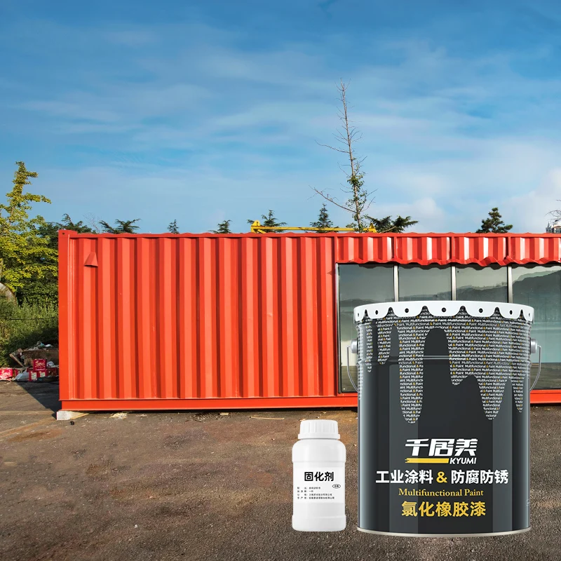 Acid and Alkali resistant Chlorinated Rubber Paint Container and Seaport Facilities paints