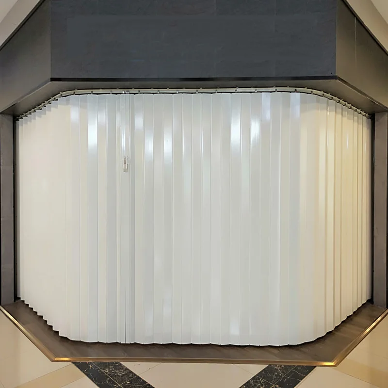 Cheap Polycarbonate Aluminum PVC Sliding Door Plastic Accordion Doors