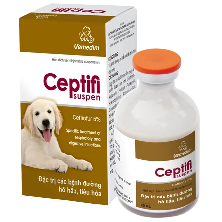 
Vietnam Vete Manufacture For The Improvement of Respiratory, Diarrhea, Arthritis for Dairy, Swine, Camel, Ceptifi Suspen 