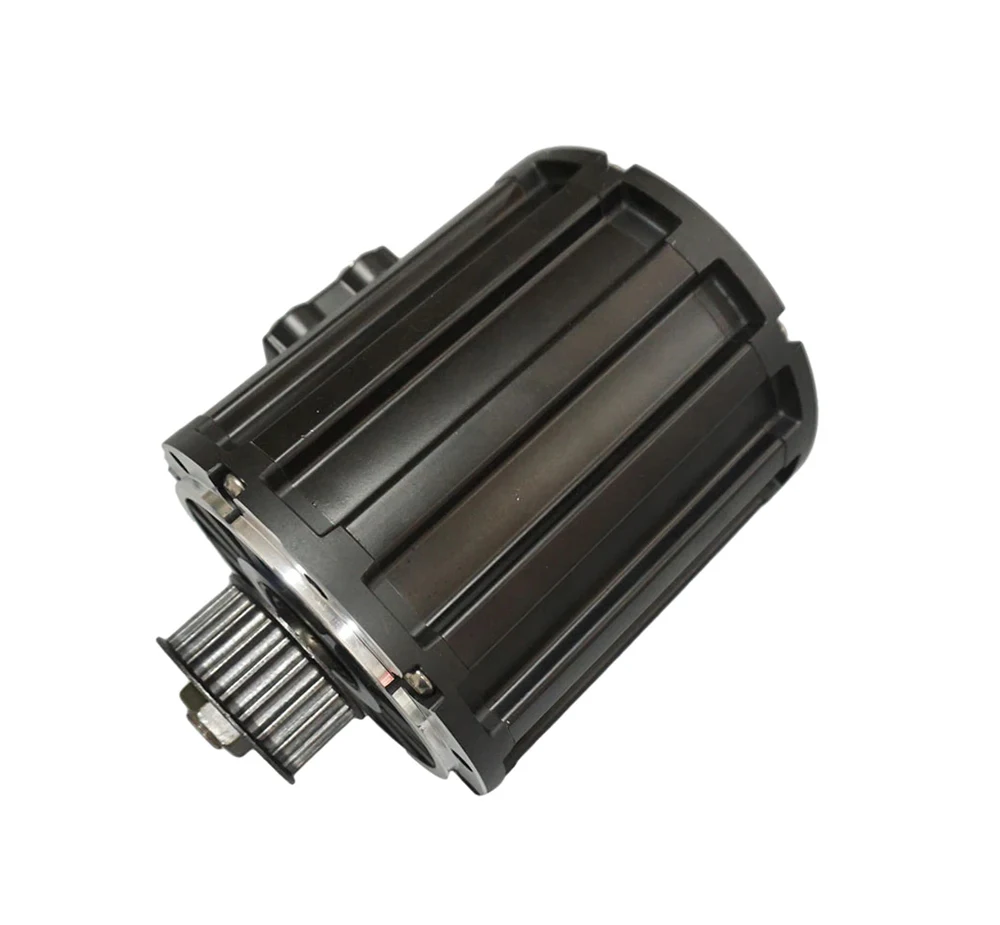 QS 120 2kW 72V 60KPH DC Mid Drive Electric Motorcycle Motor For Belt Type