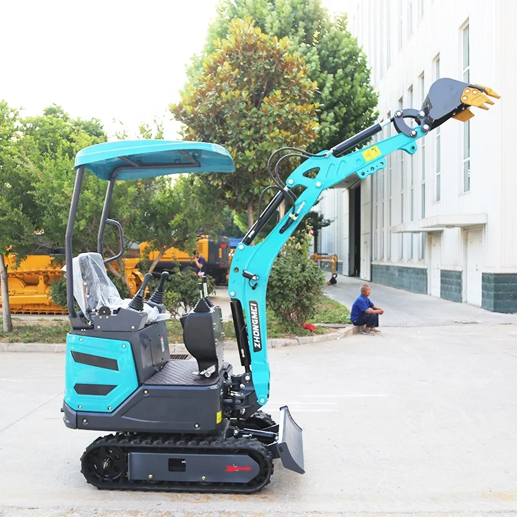 High Quality Factory Small Works 1 Ton 2 Ton Diesel Excavator Multi-Function Mini Excavator Bagging Machine (With Attachments)