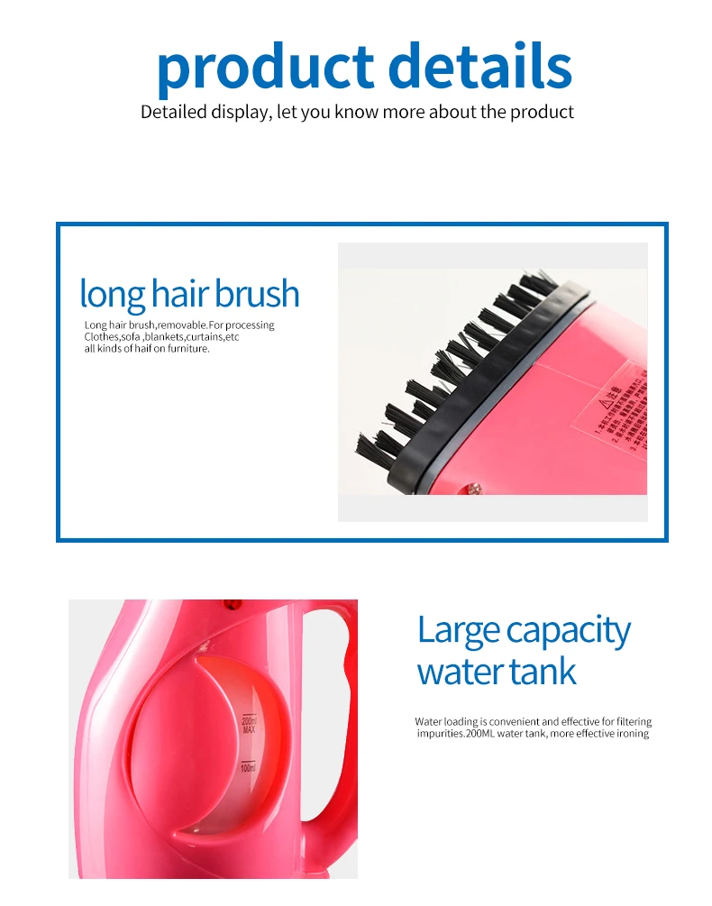 800W Handheld steam ironing machine cheap steam iron household sweater coat Garment Steamer