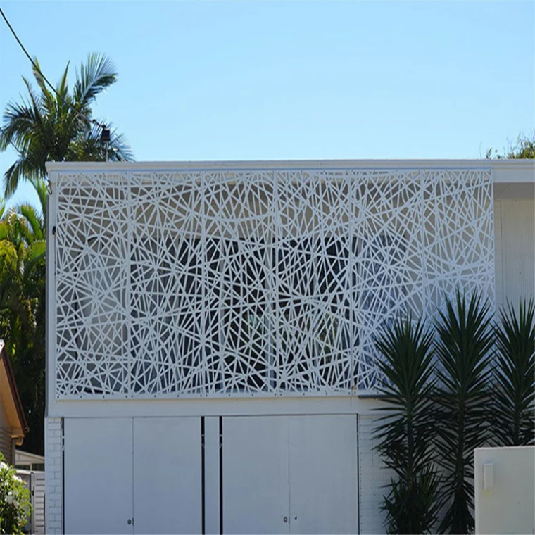 Laser Cut Decorative Home ECO Friendly Metal Aluminum Customized Brown Good European Style Garden Decoration 4mm Aluminum Fence