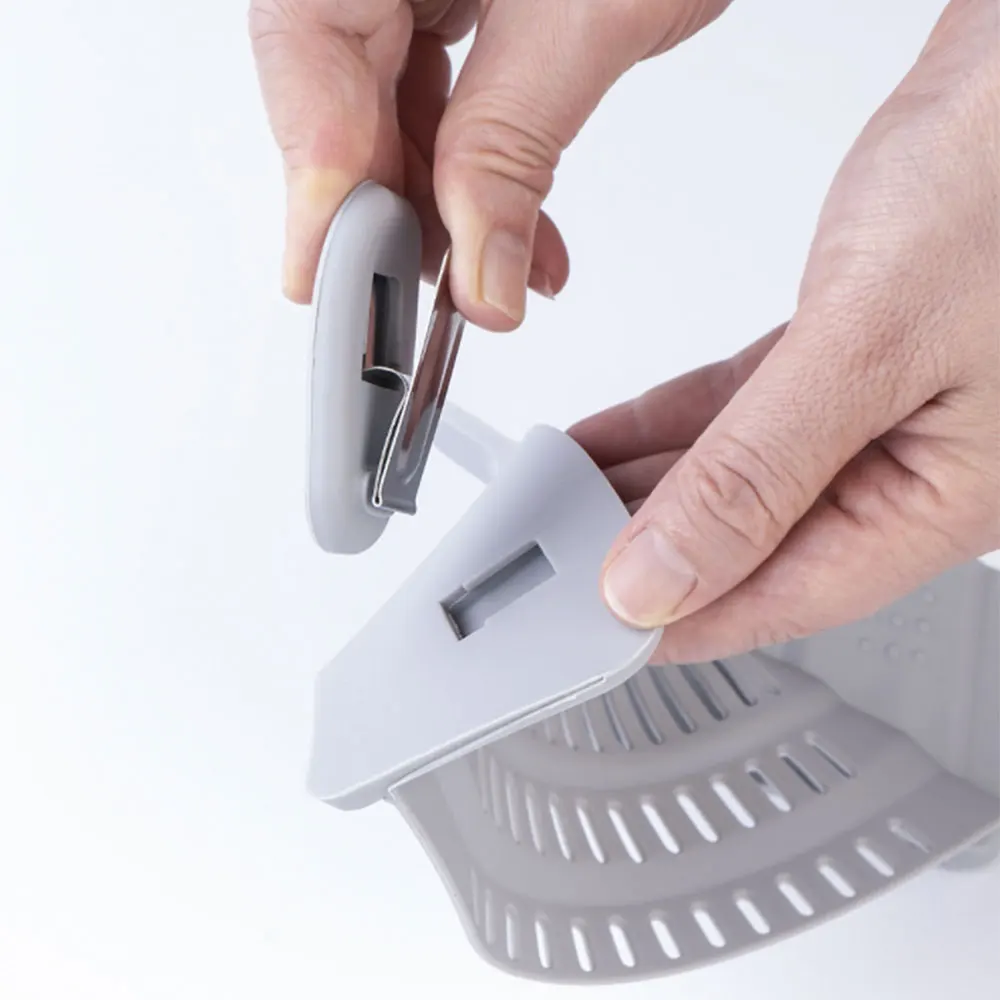 Pot Bowl Food Grade Washing Colander Household Gadget Drainer Silicone Strainer