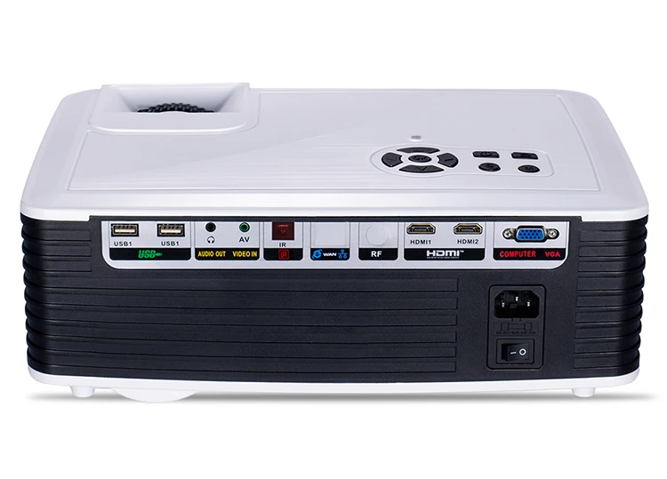 factory direct sell 1080P lcd projector 4000 lumens support 4K applicable to home theater business education