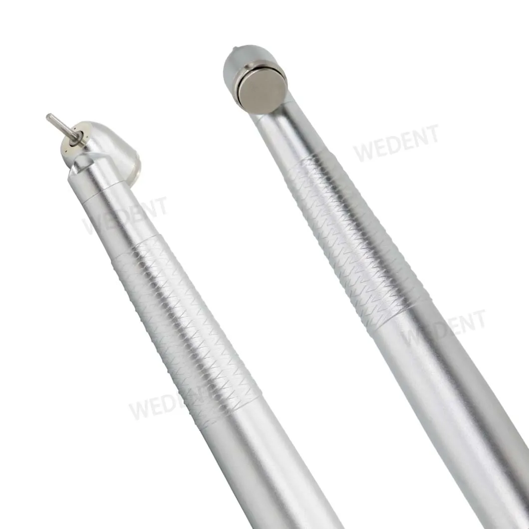 Surgical Implant Handpiece Back Cover Exhaust 45 Degree Air Driven High Speed Dental Handpiece Push Button Type