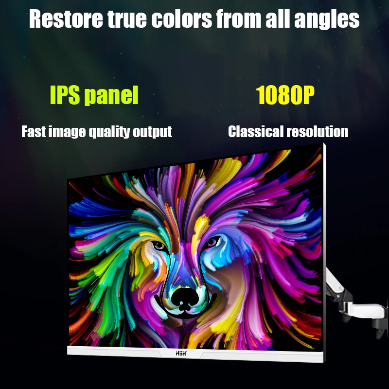 HSH Wholesale 144/75hz lcd monitor 24inch Gaming monitor Wide Super-thin hd Computer Monitor