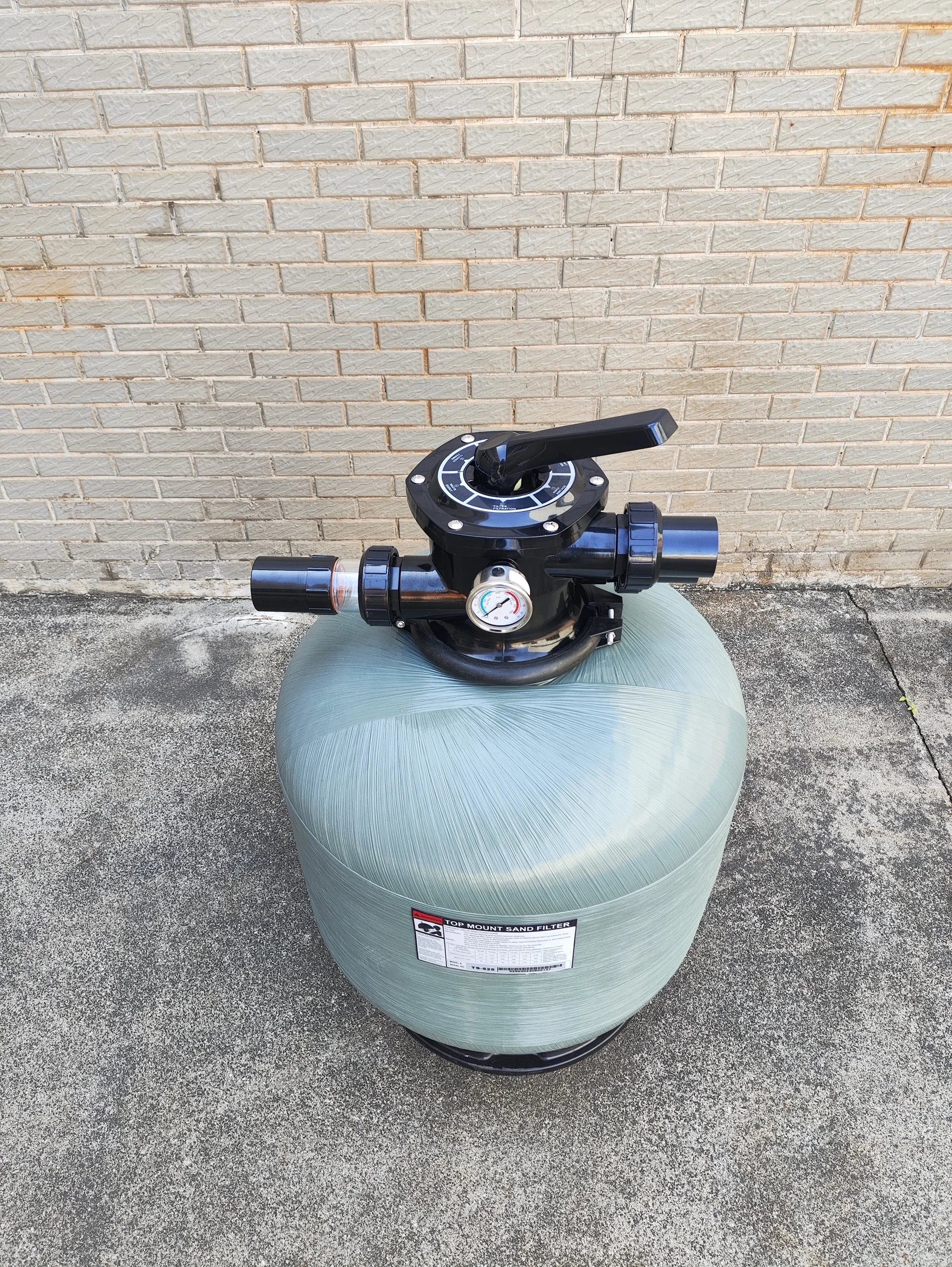 Fibre Glass Sand Filter Mini Sand Filter New Design Water Well Swimming Pool Water Top Mount Sand Filter