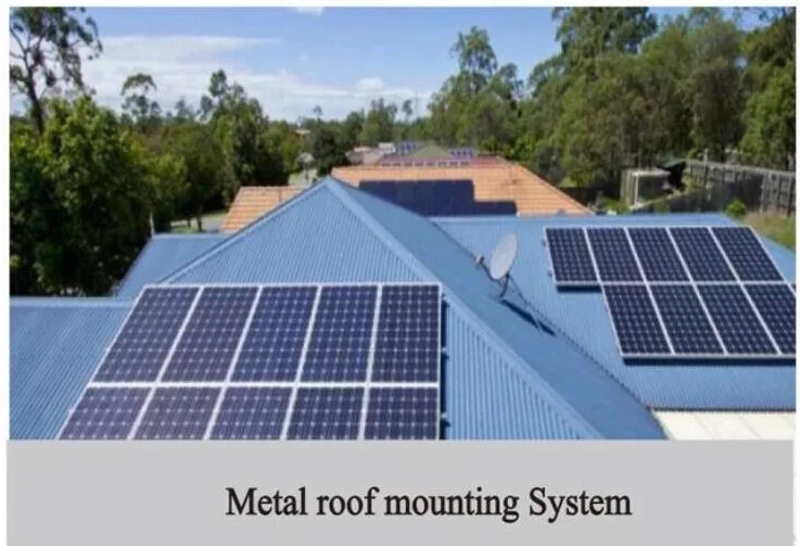roof mounted solar panels