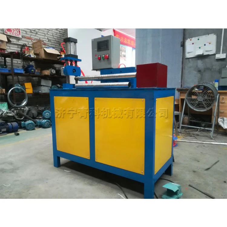 Stainless steel rollerRound tube embossing machineFully automatic pneumatic pneumatic press